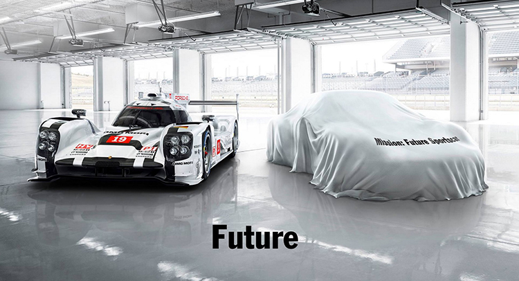 Porsche дразнит нас тизером нового спорткара
